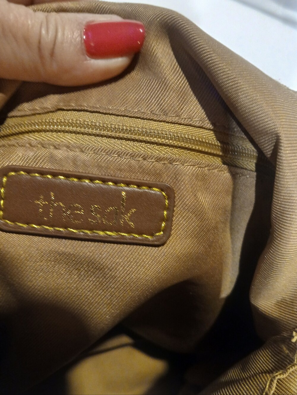 The Sak Crossbody Bag Leather Brown Pebbled Leather Silverlake - Picture 9 of 13